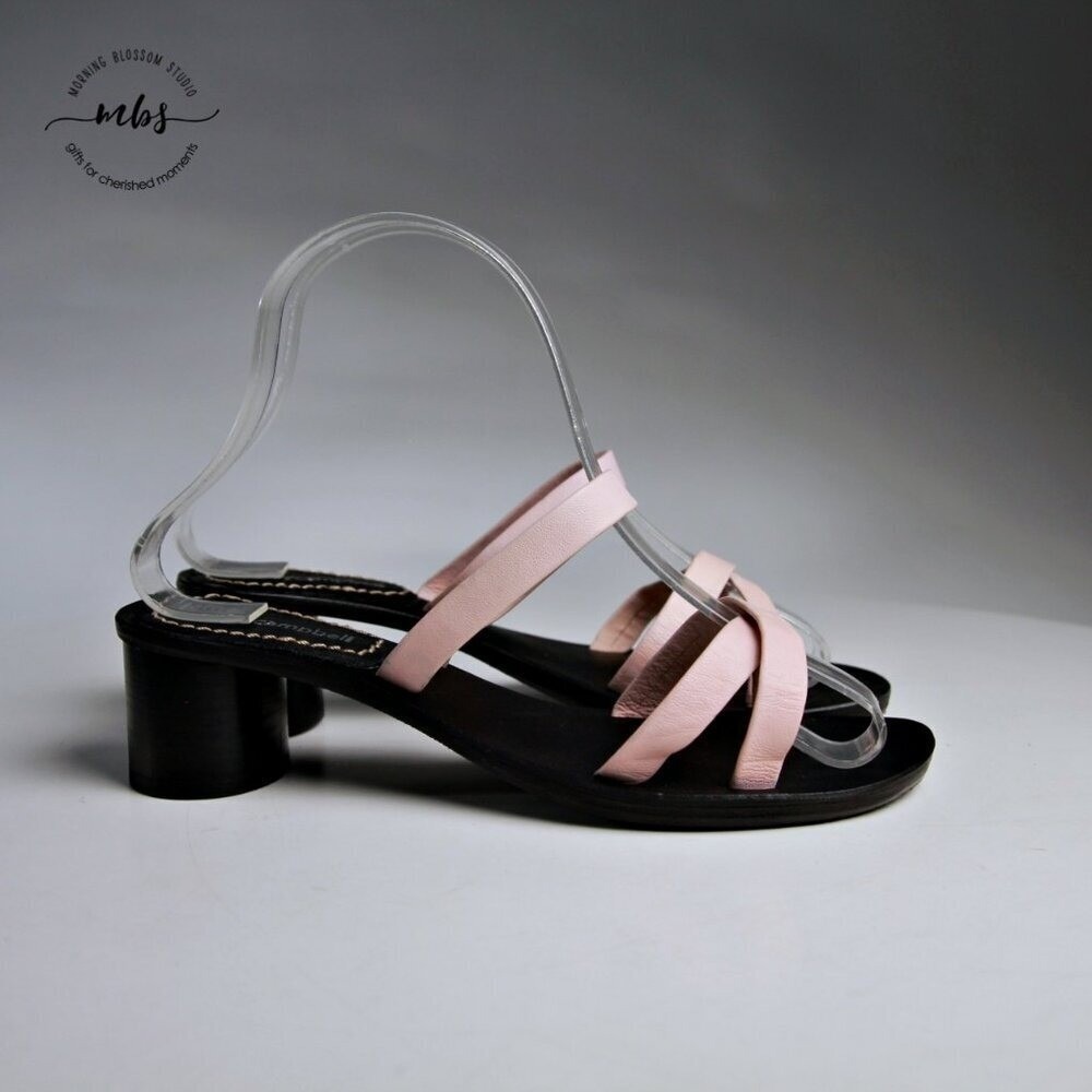 NWOT Jeffrey Campbell Roza Leather Slide‎ Sandals